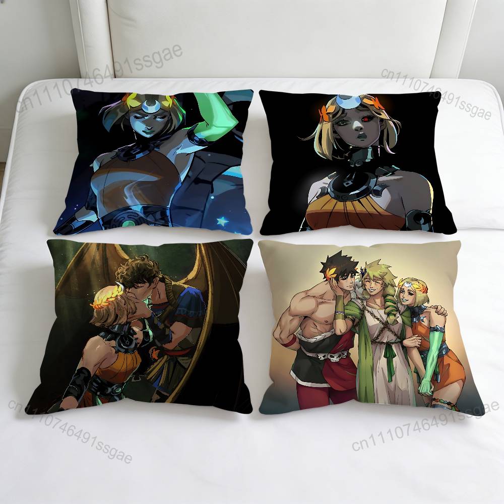 Hot HHades Game Square Pillow Case Soft Decorative Throw Pillow Cover for Home Sofa Bed