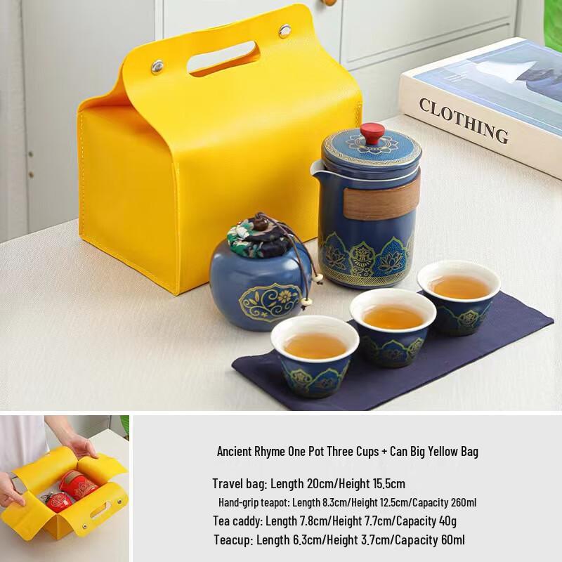

Portable Ceramic Travel Tea Set