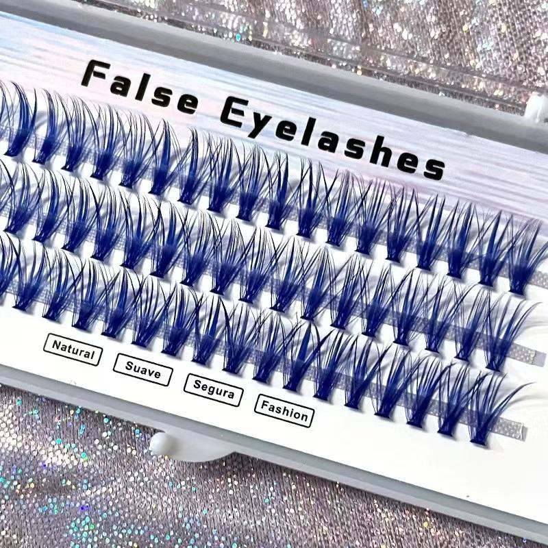 Colorful Lashes Professional 1box Individual Eye Makeup Grafting False Eyelashes For Eyelash Extension