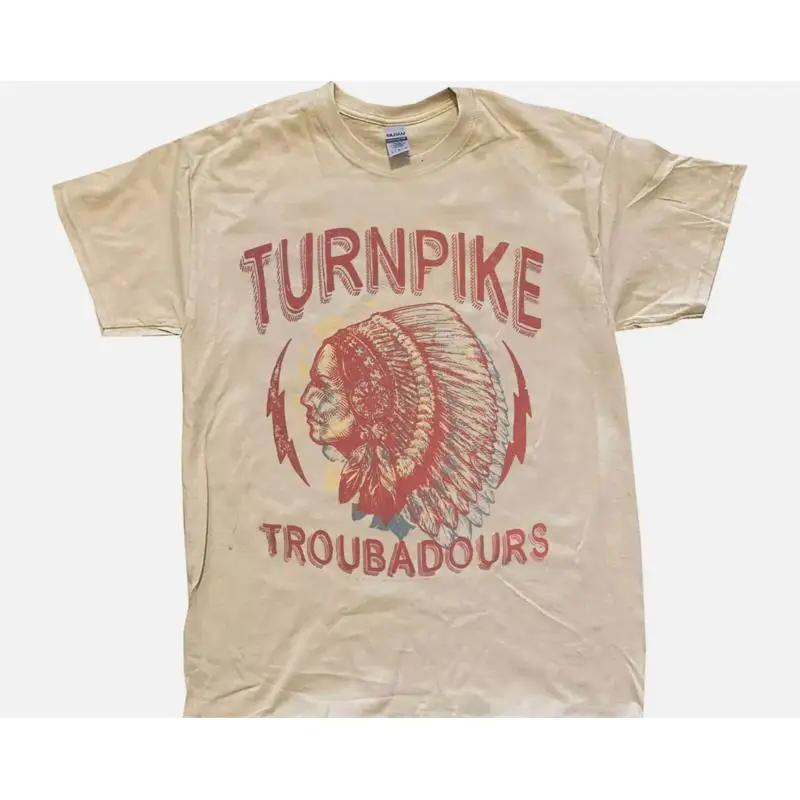 Turnpike Troubadours Band Live In Concert Sandfarbenes T-Shirt Vollständige Größen S 5XL