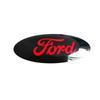 12.5X5CM Car Front Grille Hood Trunk Logo Sticker For Ford Ranger Kuga Edge Focus Mk3 Fiesta Mk7 Mondeo Mk4 S-MAX F150 Transit