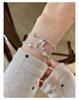 Chic Silver Butterfly Bracelet for Women - Stylish, Unique, and Trendy Hand Jewelry