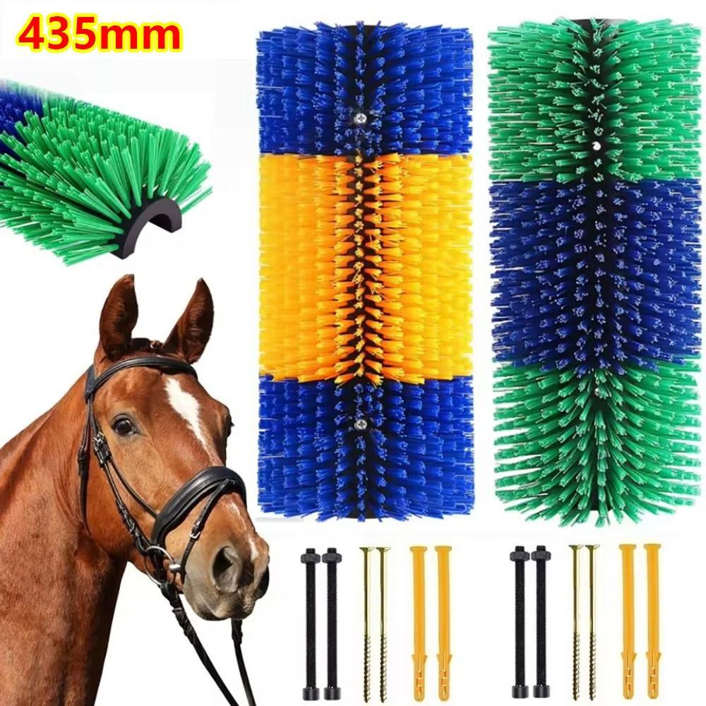 1Pcs Quick-Connect System Horse Grooming Brush Hair Removal Brush  For Cow Horse Goat Sheep Cattle