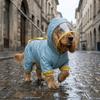 Windproof Dog Hooded Raincoat Waterproof Pet Waterproof Cloak Dog Rain Cloak  Rainy Day