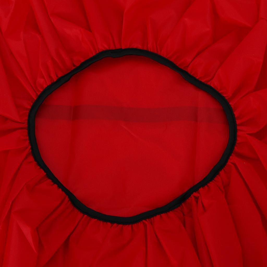 Waterproof Camping Backpack Rain Cover With Reflective Strip 3040 L Red
