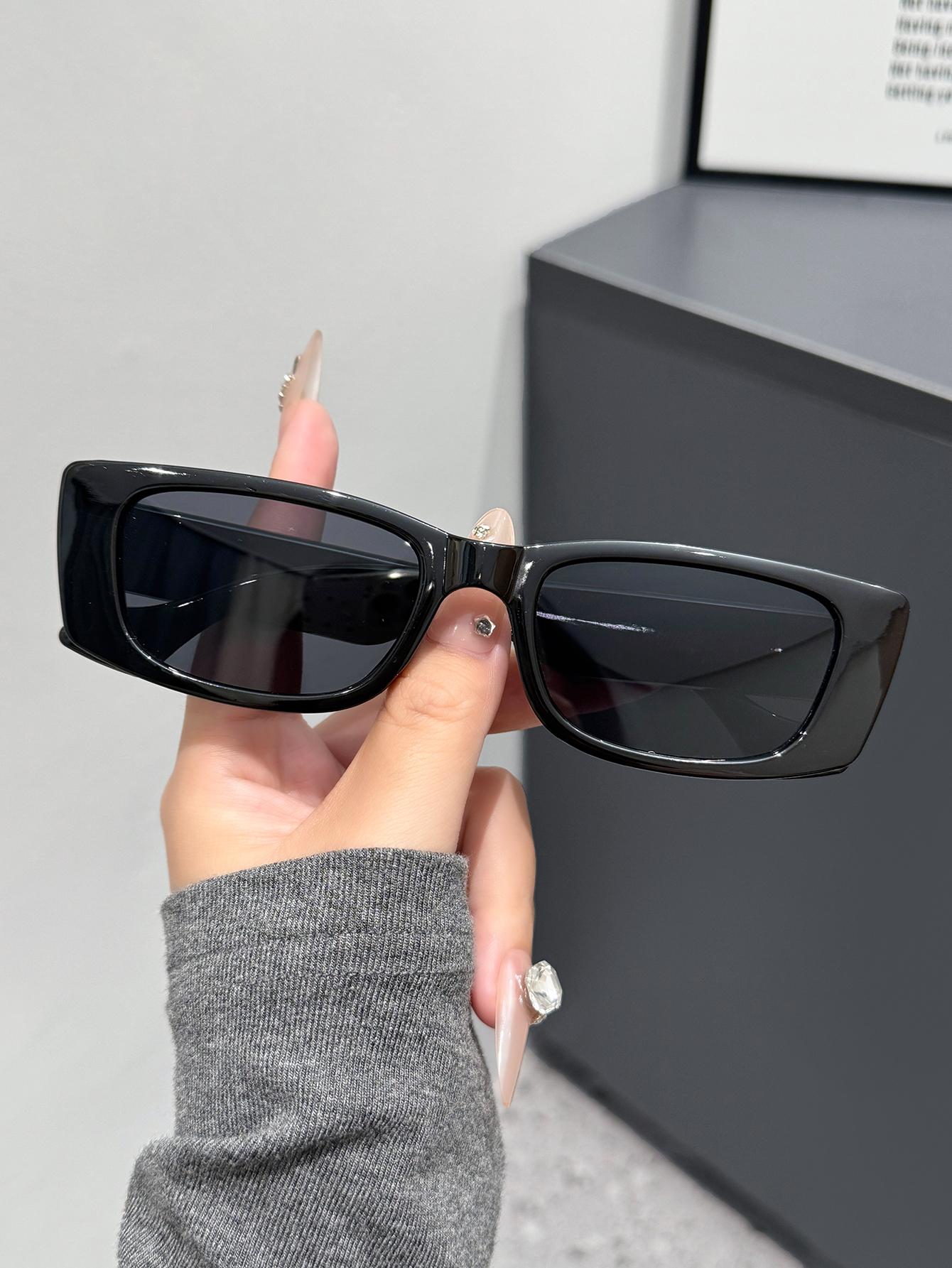 

1Pc Fashion Square Frame Design Sunglasses for Women and Men, Fashion Brand Square Sunglasses for Women, Small Frame Glasses