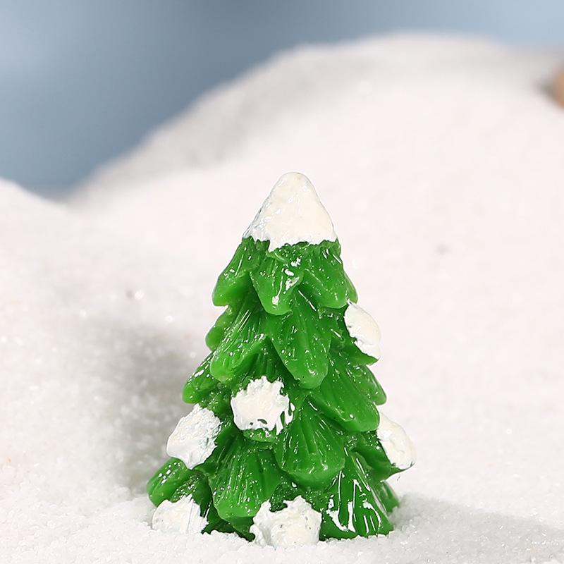Creative Christmas Ornament Set: Pine Cone Snowman & Mini Christmas House Decorations