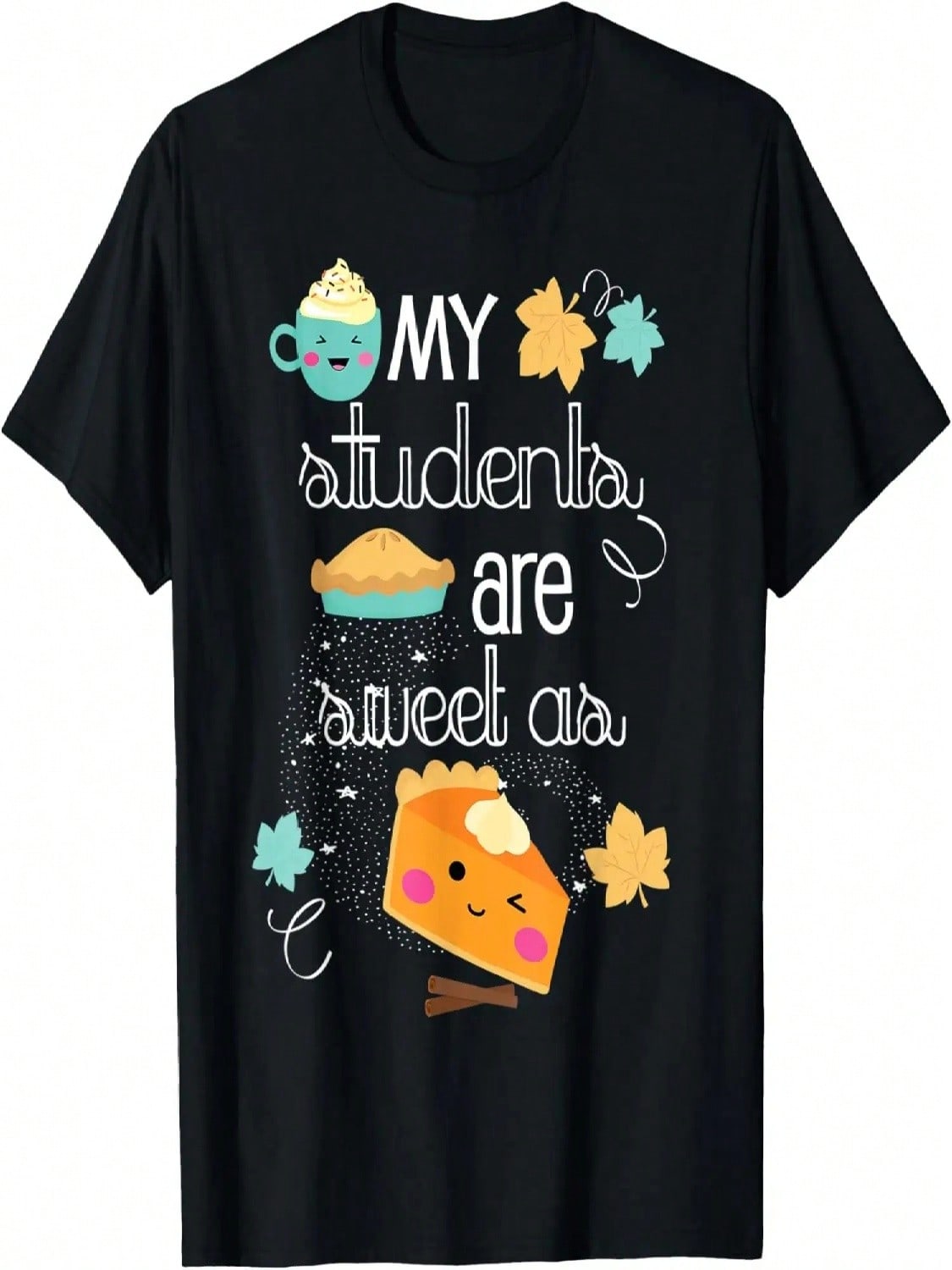 Teacher Thanksgiving Fall Students Sweet As Pie Teaching T-Shirt S разноцветный