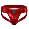 Jockstraps JOCKMAIL Fashion Low Waist Sexy Men's Underwear Gradient Colored Faux Leather Material Fabric Underpants
