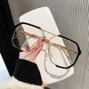 Summer ladies One-piece Fashion Sunglasses New Unique Oversized Sun Glasses For Men Punk Glasses Trending Female Eyewear