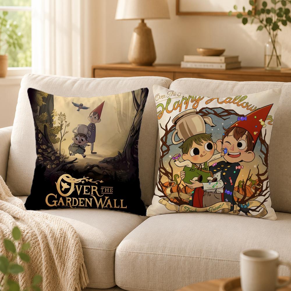 Cartoon O-Over The Garden WallS Kissenbezug Doppelseitig Bedruckter Kissenbezug Hypoallergen Staubmilbenresistent
