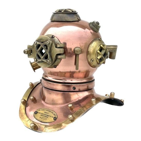 15.24 Cm Copper Scuba Divers Diving Nautical Helmet Maritime Ship's Decorative Item