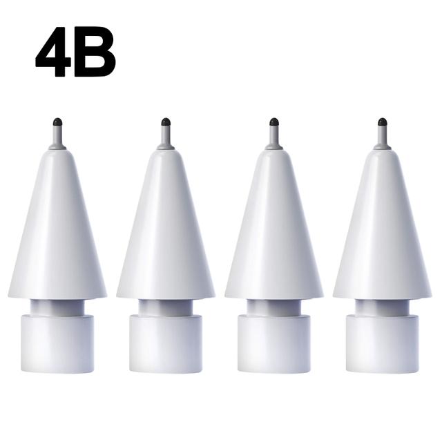 Pencil Nibs for Apple Pencil 1st 2nd Generation Needle Tube Damping Mute Wear-resistant Elastic Stylus Pen Tips for iPencil 1 2