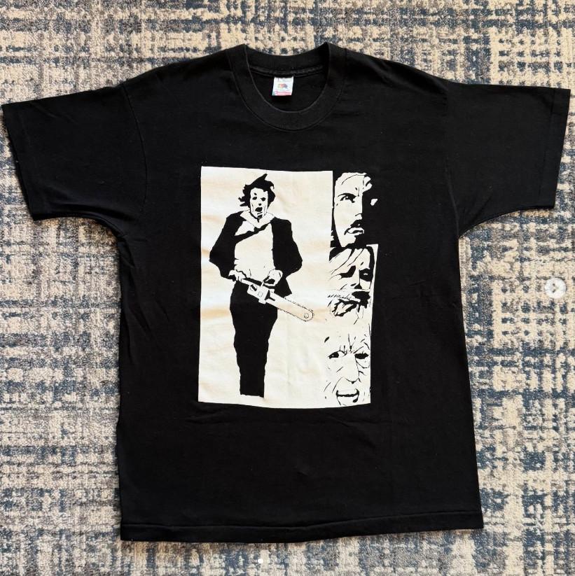 1994 THE TEXAS CHAINSAW MASSACRE CONVENTION HORROR Vintage T-Shirt Reprint