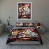 Hedgehog Floral Scene. Bedding Duvet Cover Sets Duvet Covers Pillowcases Gifts (1 * Duvet Cover 2 * Pillowcases, Without Duvet Insert)