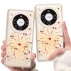 Love fireworks are suitable for Huawei mate70 New Year's 60pro + transparent 50 soft 40 girls 30 premium mobile phone case