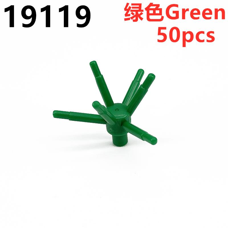 Buildings Blocks Plants Tree Leaf Flower 32606 6064 2417 2423 3741 2435 33291 6255 DIY Compatible Parts Grass Bush Military City