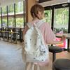 Schoolbag Cute Junior High School Student Backpack Japanese Versatile Lightweight Backpack Women's Casual Fashion Large Capacity Girls School Bag
