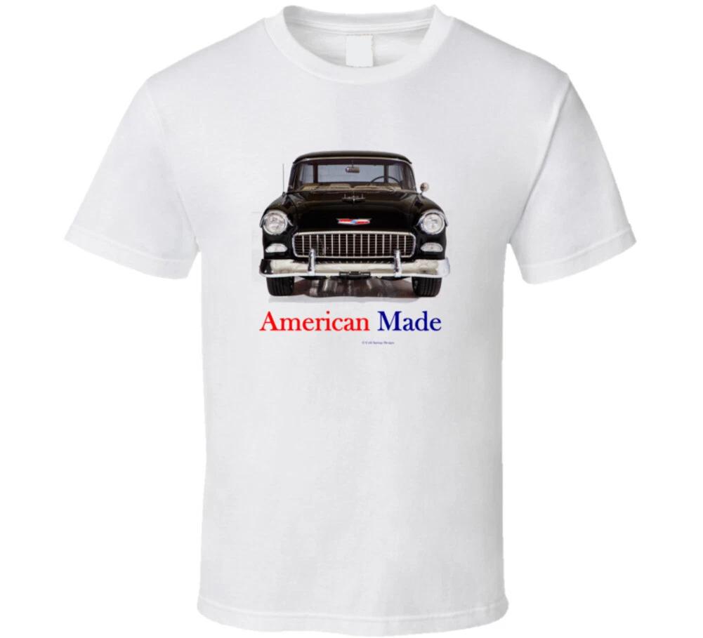 American Made 55 Chevy Front Classic Musclecar Gift T Shirt M
