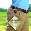 Τετράγωνη Πετσέτα Καθαρισμού Μπάλας Γκολφ Φορητός Καθαριστής Γκολφ με Γάντζο Καραμπίνερ Καθαριστής Κεφαλής Μπαστουνιού Γκολφ Αξεσουάρ Γκολφ