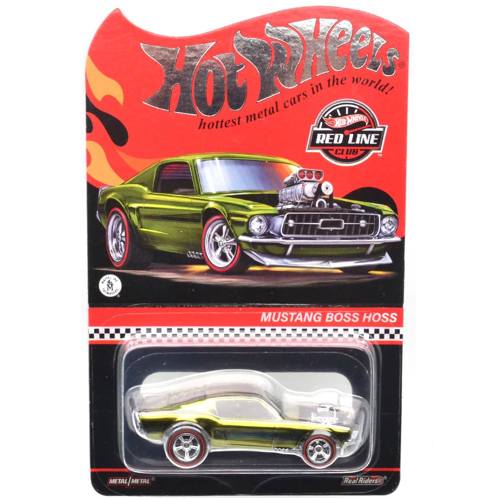 

MATTEL HotWheels RLC EXCLUSIVE MUSTANG BOSS HOSS Mattel Hot Wheels Scale Red Line Club Exclusive Mustang Boss Hoss - 164 - [Item]