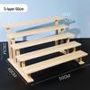 5-Tier Solid Bamboo Wood Plant Display Shelf