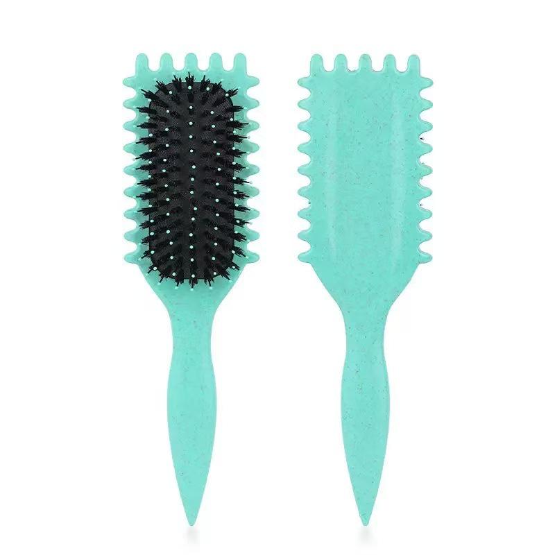 Wheat Straw Curly Styling Comb - Bouncing & Defining Brush, In Stock