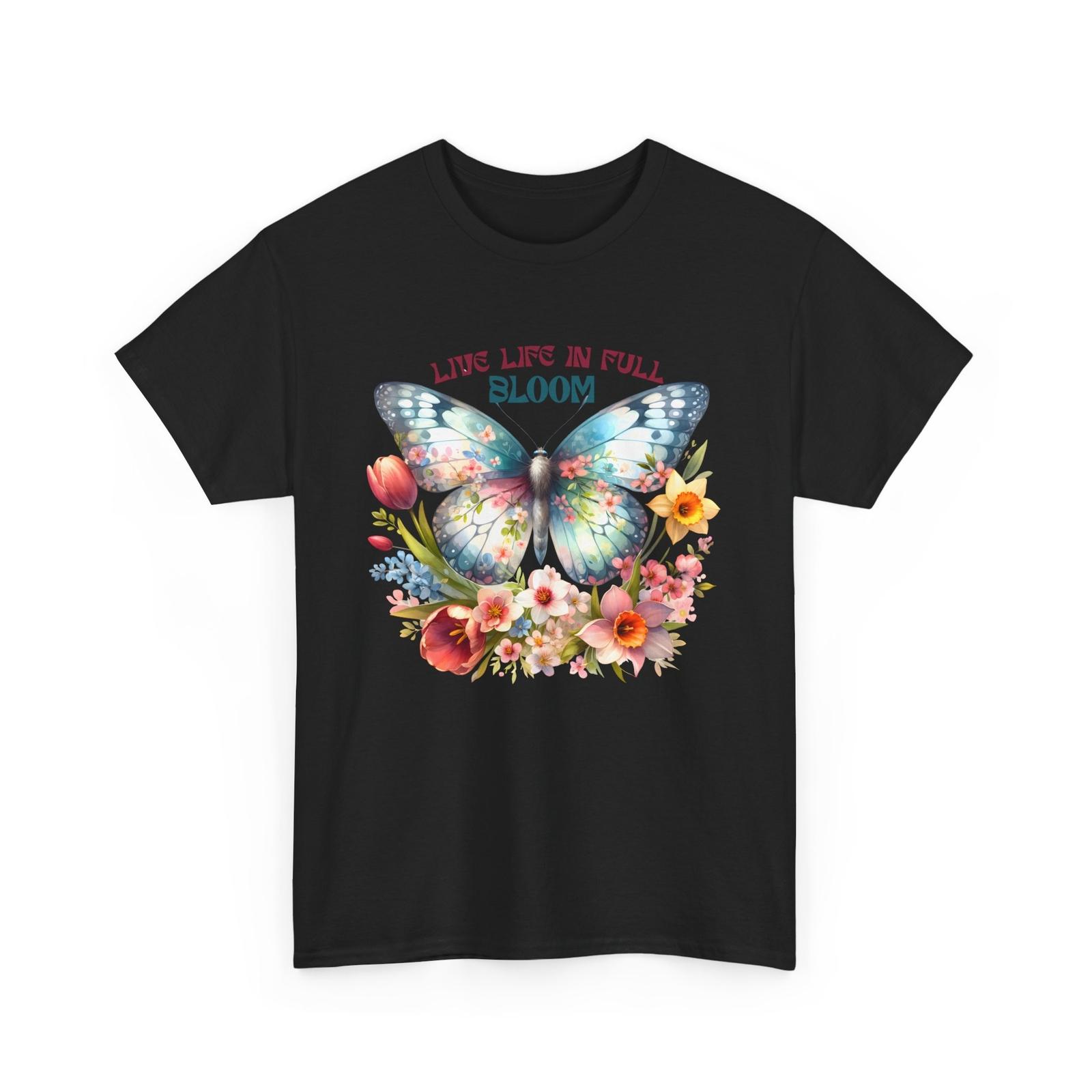 

Bees Blossoms T-Shirt | Pollination Spring Beauty Tee | Butterfly Shirt XL
