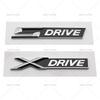 3D ABS Car XDrive SDrive Logo Emblem Badge Rear Boot Trunk Sticker Side Fender Decals For BMW 3 4 5 6 7 Series X1 X3 X5 X6  M3