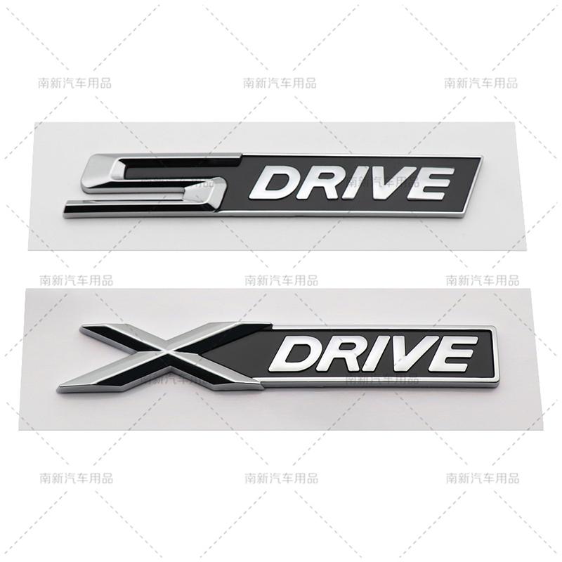 3D ABS Car XDrive SDrive Logo Emblem Badge Rear Boot Trunk Sticker Side Fender Decals For BMW 3 4 5 6 7 Series X1 X3 X5 X6 M3