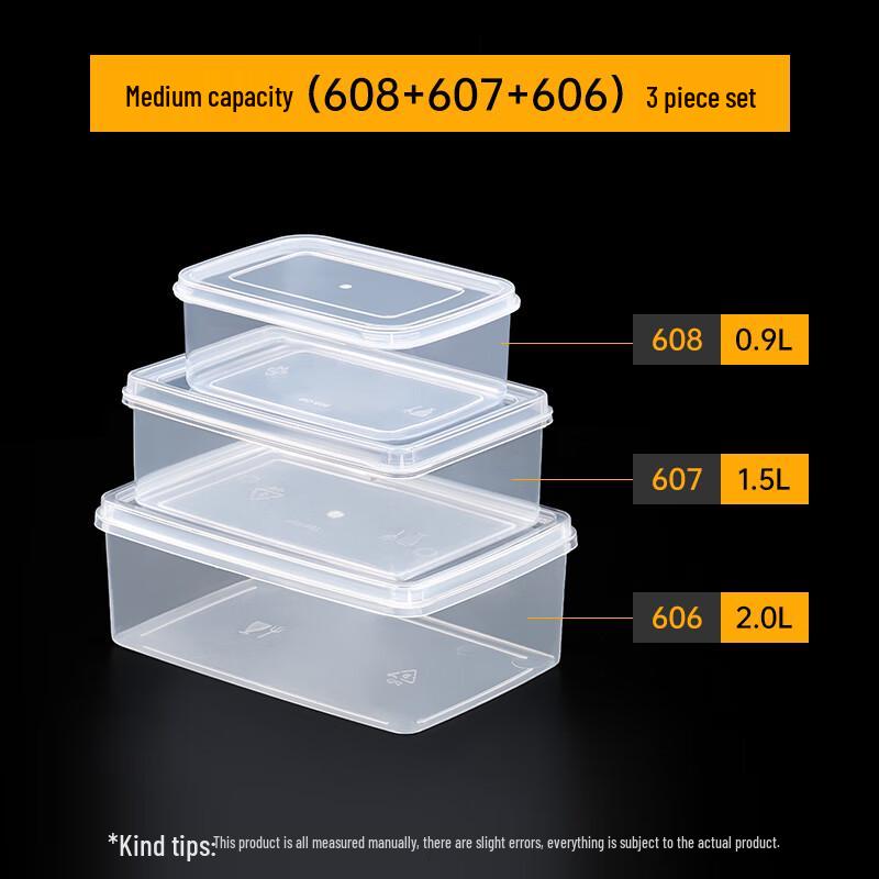 Zhao Ran Food-Grade Rectangular Refrigerator Food Storage Container Set