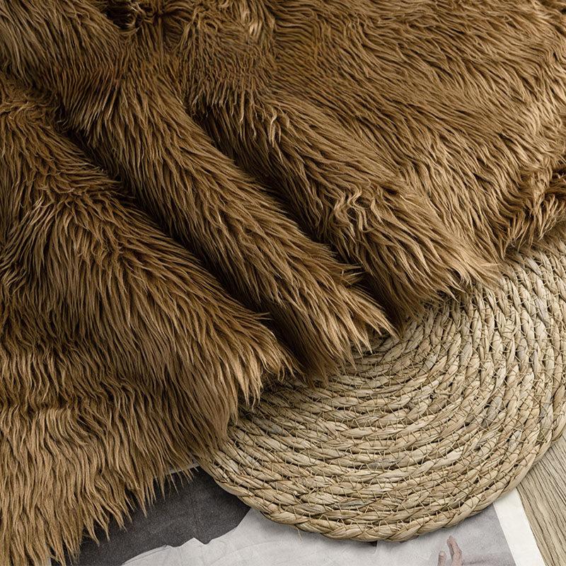 50x50cm Artificial Soft Plush Fabric Long Faux Fur Fabric For Sewing Clothes Background Cloth Cosplay Fabric Doll Toy DIY Crafts