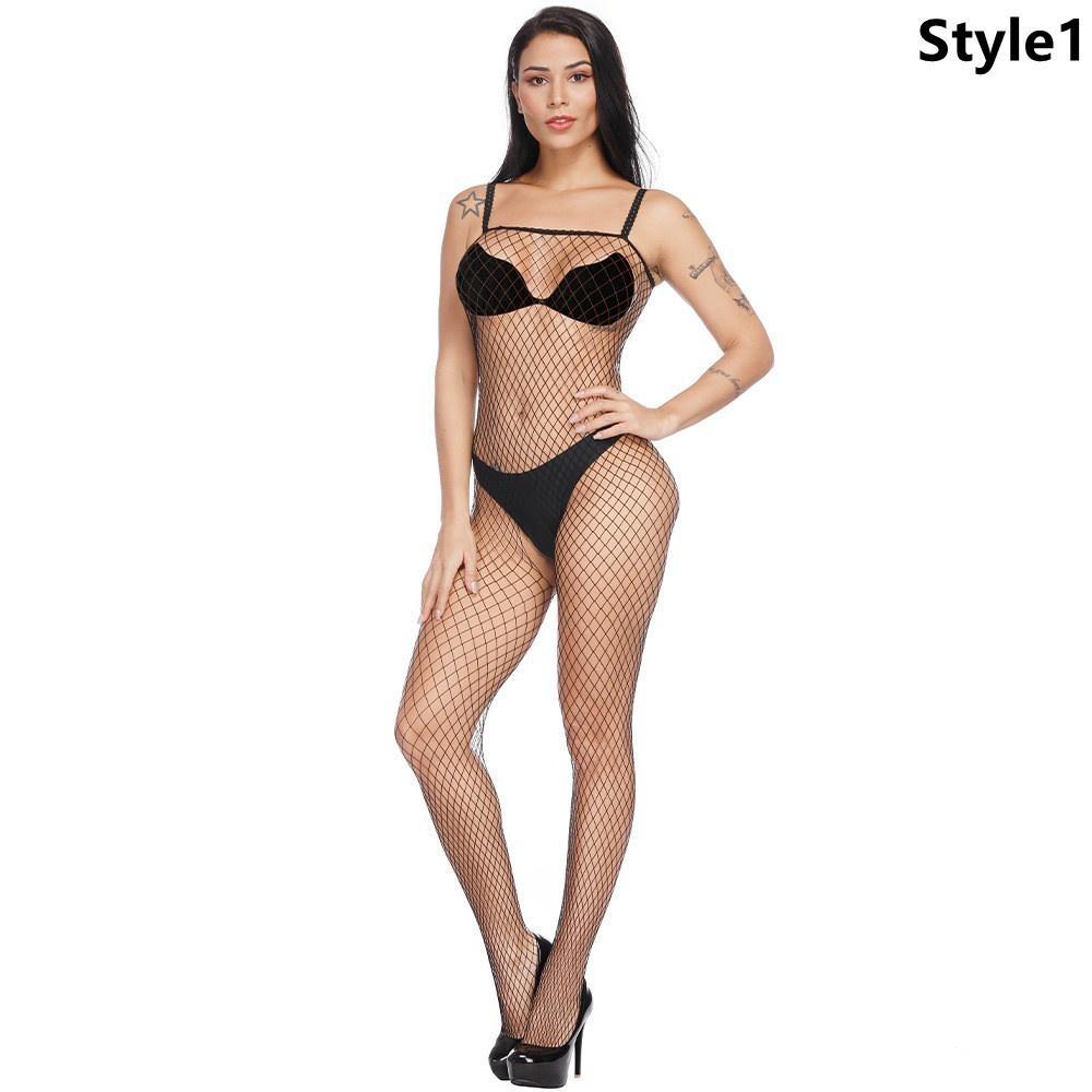 One Piece Plus Size Ženy Žhavé Sexy Spodní Prádlo Květinový Vzor Síťovaná Body Punčocha Body Spodní Prádlo Košilka Spací prádlo Spodní prádlo Kostýmy Sexy