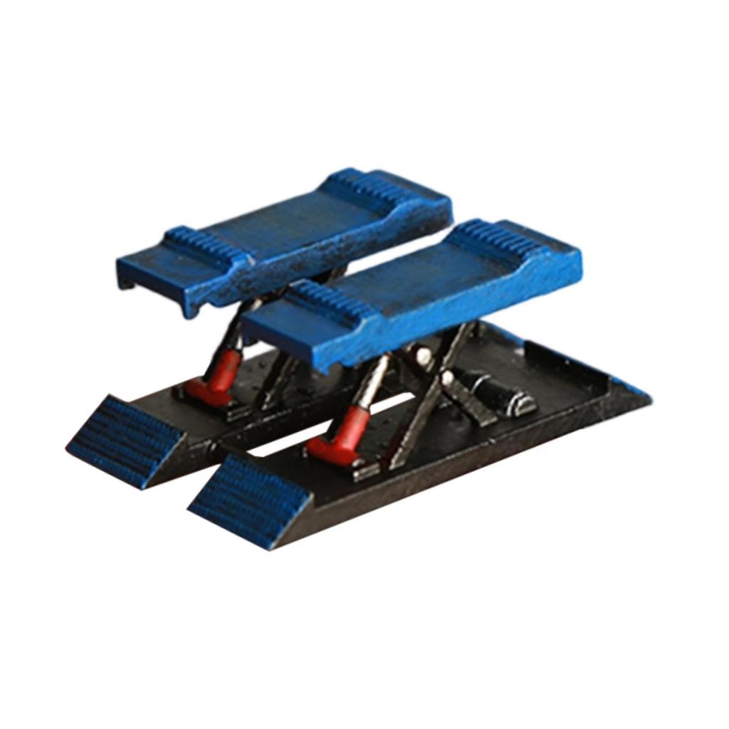 Diorama Car Lift in 1:64 Scale, Model Simulation, Workshop, Miniature Lift, Garage, Landscaping,