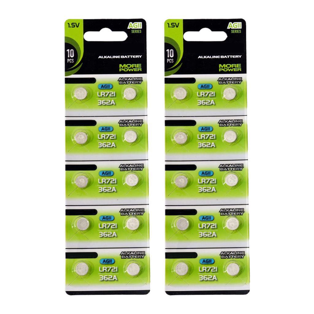 Pack of 10/20 AG11 LR58 1.55V Alkaline Button Batteries Button Cell Battery Replacement for Toy Calculators Battery
