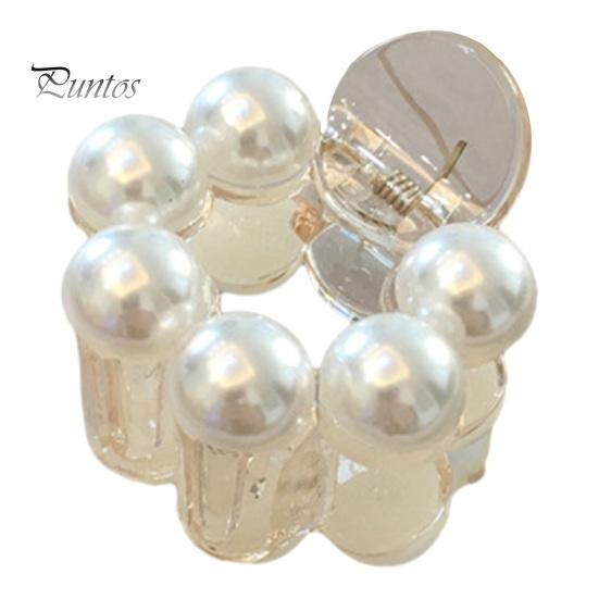 Faux Pearl Hair Claw Clips Sweet Elegant Stylish Bathing Use Eco-friendly Hair Accessories for Women Girls