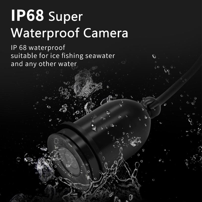 Erchang Underwater 4 Digital Zoom Fish Finder IP68 Waterproof 4.3 inch 1000TVL Ice Fishing Camera