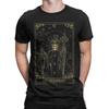 The Hierophant Ghost Tarot Card Band T Shirts Men Pure Cotton Funny T-Shirt Crew Neck  Tees Short Sleeve Clothes Gift Idea