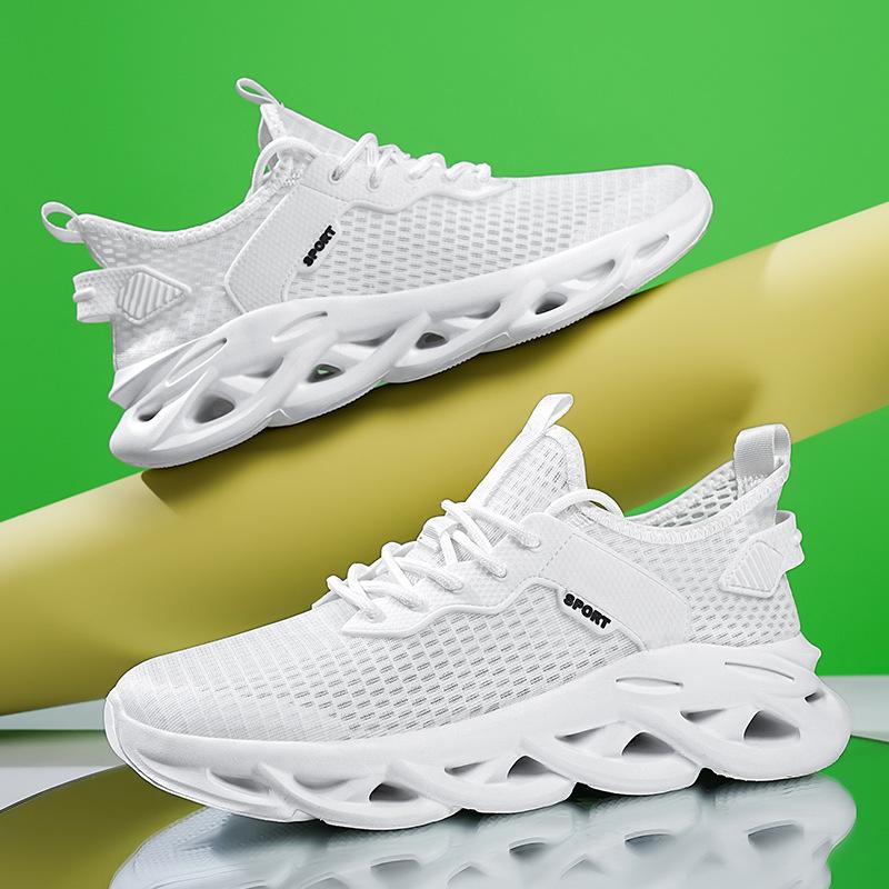 Plus Size Fishnet Surface Breathable Trendy Men's Shoes Portable Outdoor Running Shoes Men's Casual Sneaker