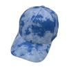 Casual hat imitation leather tie-dye baseball cap spring and autumn men's and women's outdoor sports sunshade sunscreen cap