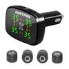 090E Tire Leakage Warning Temperature Balance Monitor 4 External Sensors LCD Display