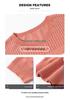 Women's Ice Silk Short Sleeve Knit T-shirt - Summer 2026, Stylish, Loose Slimming Fit, Lightweight & Fashionable for Moms