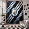 Arazzo da parete Manchester City Decorazione per la casa Tessuto da appendere a parete per camera da letto Soggiorno Sfondo