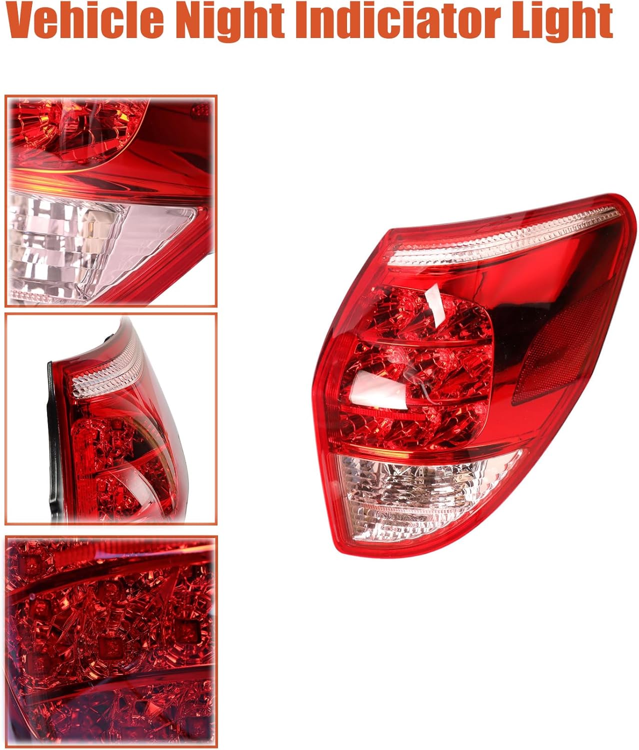 

Right Passenger Side Tail Light Assembly Replacement for Toyota RAV4 2006-2008 Rear Brake Light 8155142100, TO2819127 United States