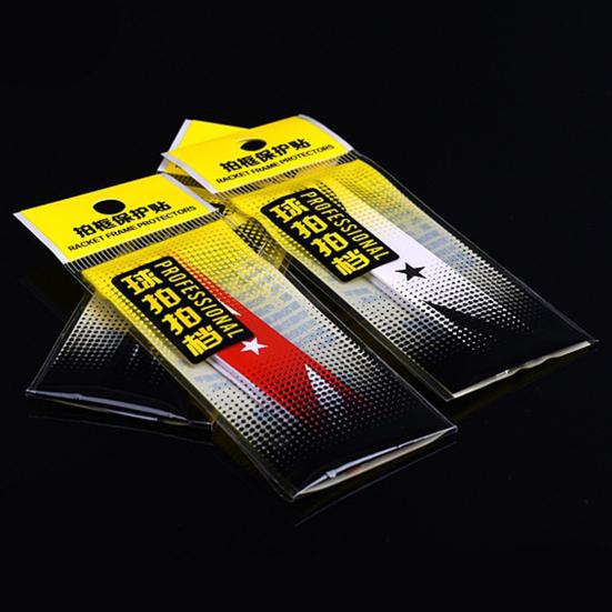 10Pcs Racket Protector Reusable Wear Resistant Faux Leather Good Toughness Racket Head Stickers