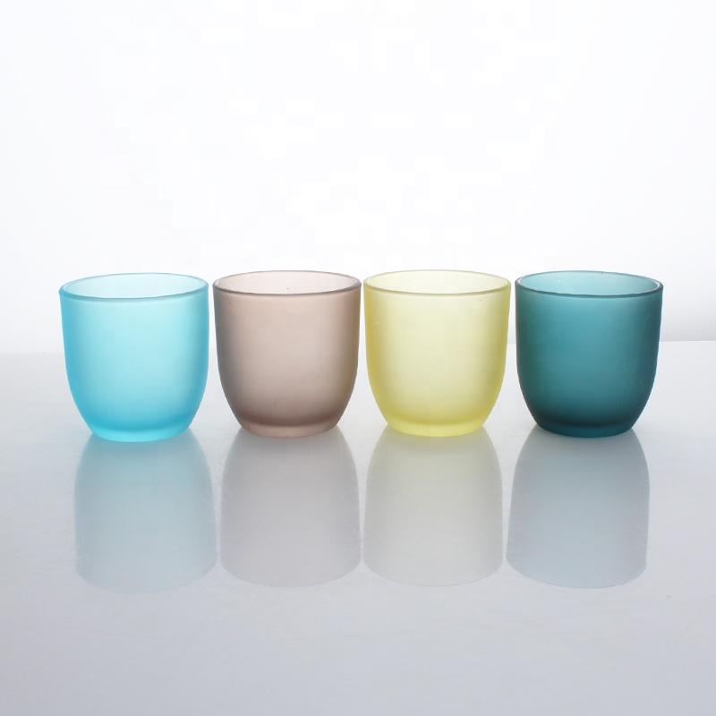 Wholesale Customized 200ml Travel Mini Size Glass Candle Jar Scented Candle Glass Jar 200ml