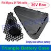 Caja de Batería Triangular para 85 Piezas de Celdas 21700 Caja Triangular 36V 48V 52V 60V 72V Tira de Níquel Precortada para Paquete de Batería DIY para Bicicleta Eléctrica