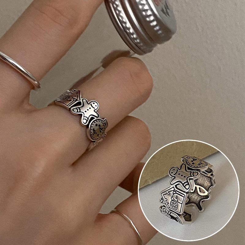 Korean Style Gingerbread Man Bear Bracelet - Trendy, Creative Women s Fashion Accessory