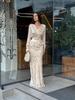 2025 Summer Floral Long-sleeve Tie-up Jacket and Midi Skirt Women's Fashion Set