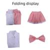 Anime Danganronpa Monomi Cosplay Rosa Lange Perücke Monokuma JKUniform Kapuzenjacke Mädchen Rock Set Hemd Halloween Karneval Kostüme